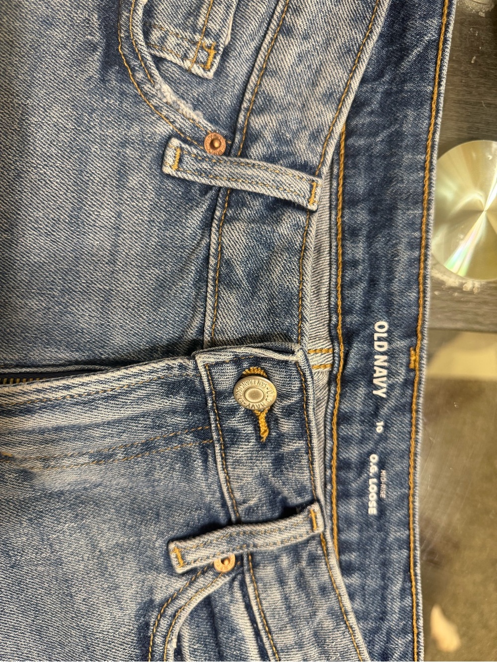 Old Navy Light Blue Boyfriend Jeans - Relaxed Fit